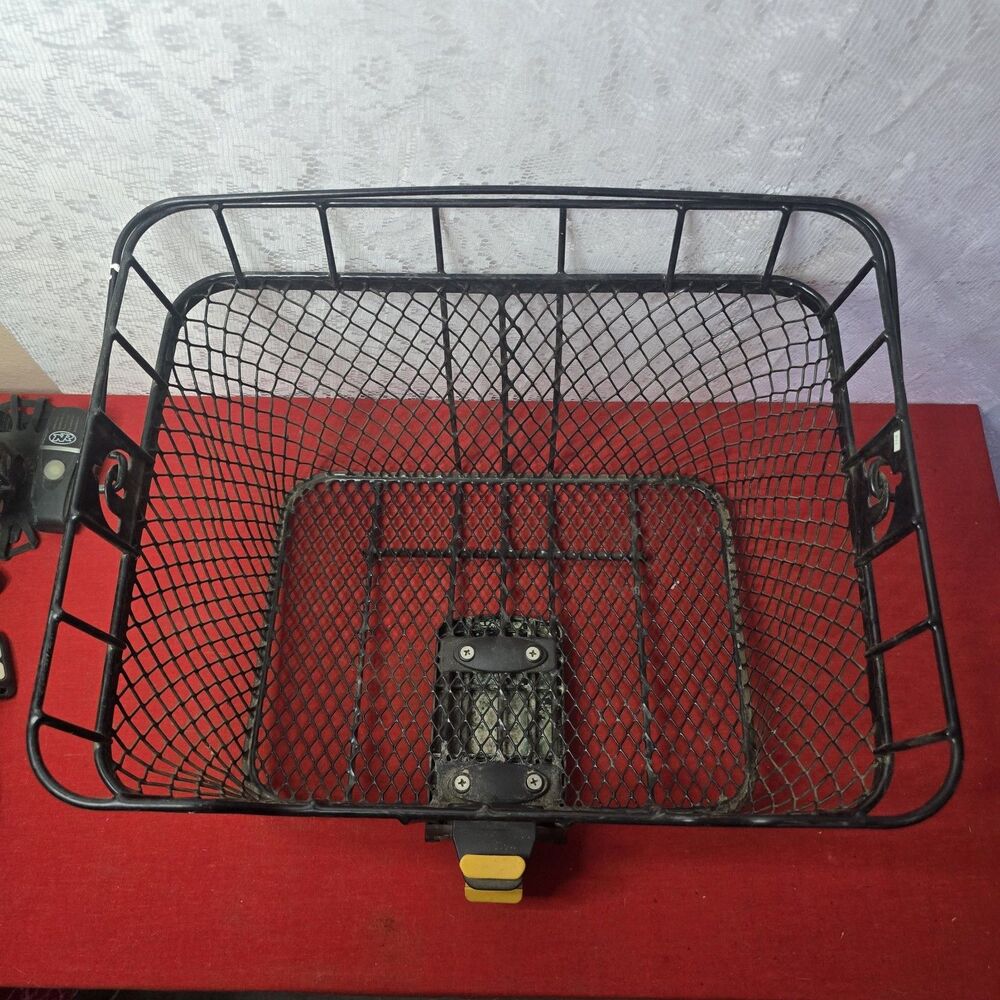 Topeak QuickTrack Wire Trolley / Bicycle Rear Basket with Quick-Release Mount